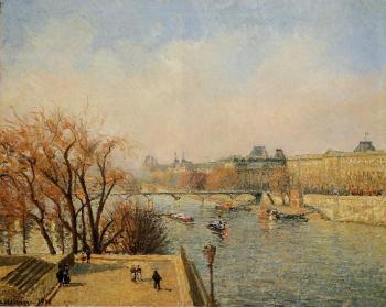 Camille Pissarro : The Louvre VII